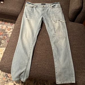 J Crew Slim Fit Ripped Jeans Size 35/32